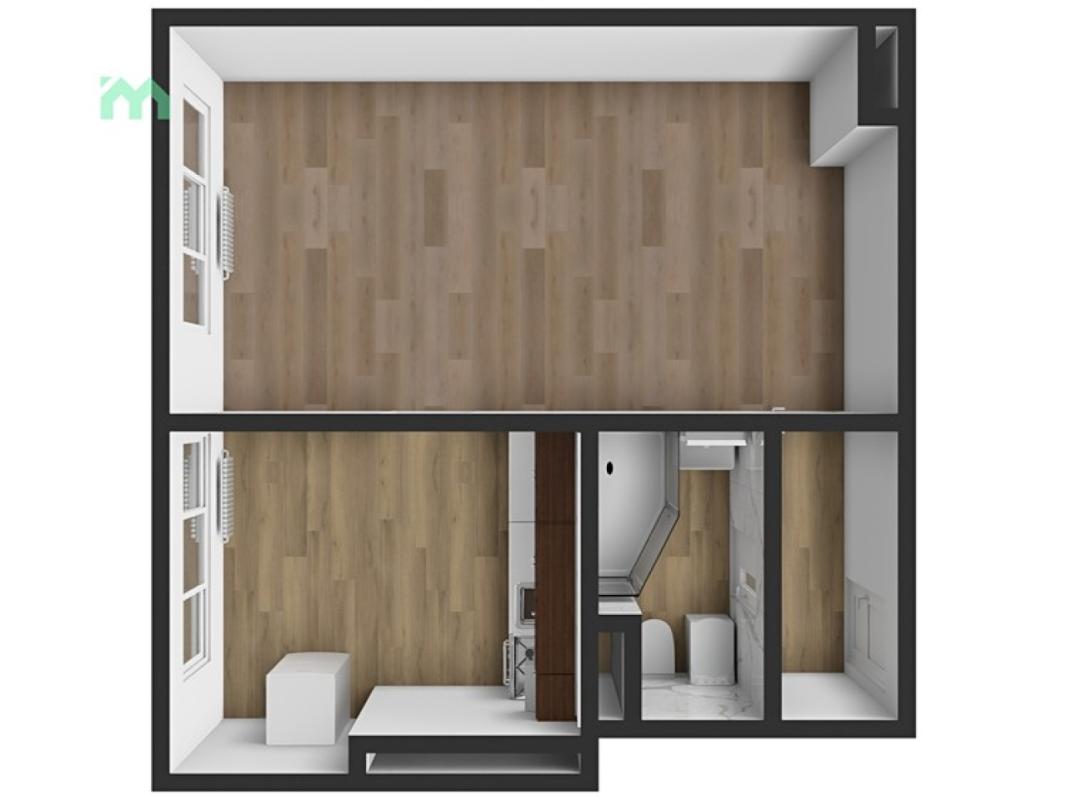 Pronájem bytu 1+1 32 m² — fotografie 2