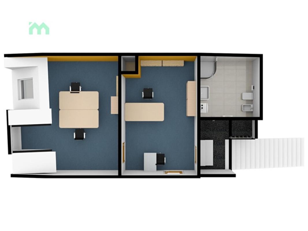 Pronájem kanceláře 90 m² — fotografie 9