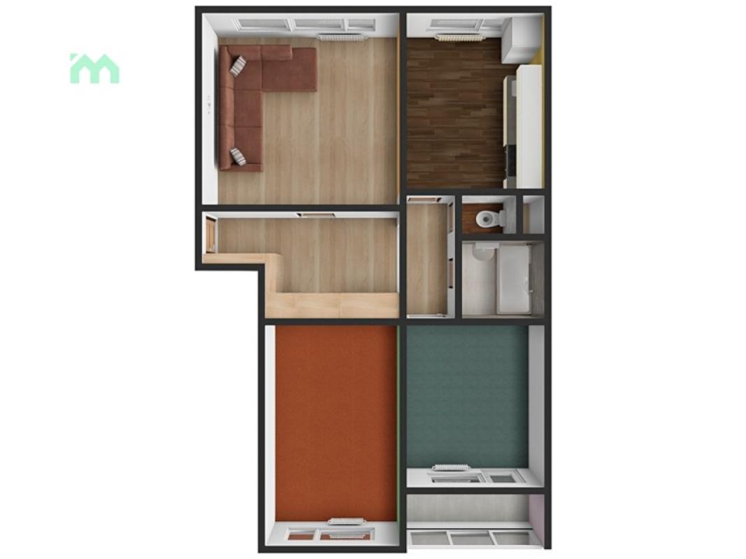 Prodej bytu 3+1 67 m² — fotografie 42
